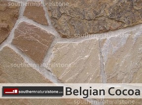 Thin Sawn Veneer Stone, Natural Face, Belgian Cocoa