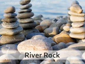 Landscape pebbles, multi color, southern stone, texas