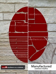 Manufactured cultured stone, Texas