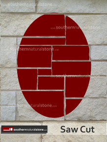 Saw cut natural stone, austin, tx